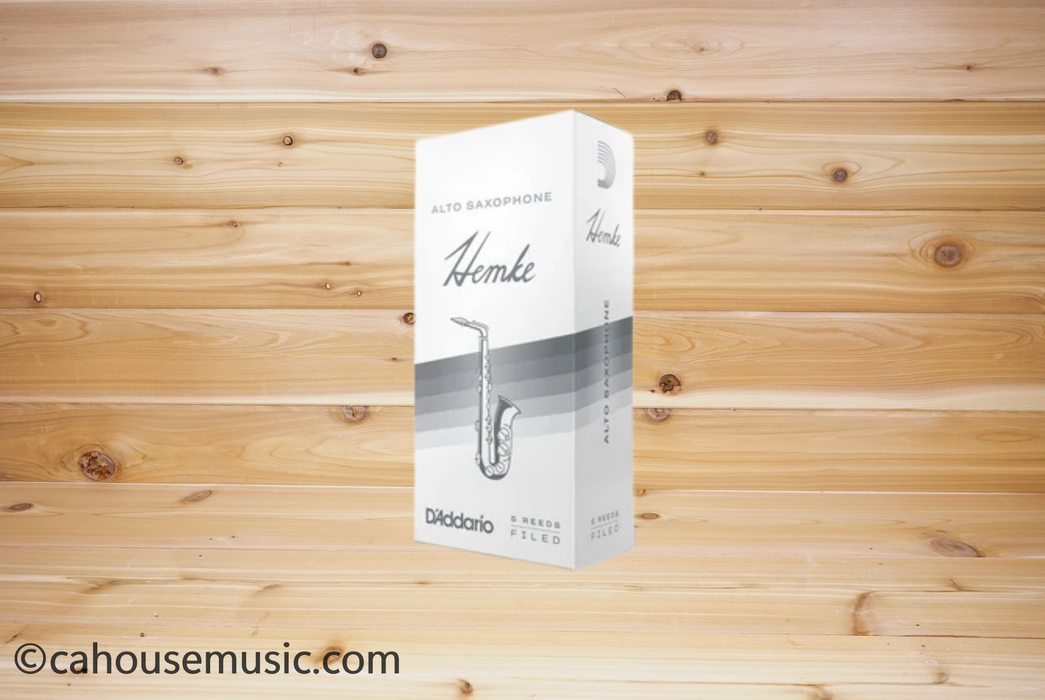D'Addario Frederick L. Hemke Alto Saxophone Reeds #4, 5 Pack