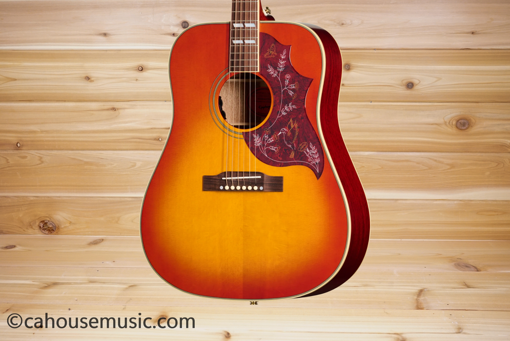 Epiphone Hummingbird Standard Dreadnought Acoustic-Electric Guitar Cherry Sunburst