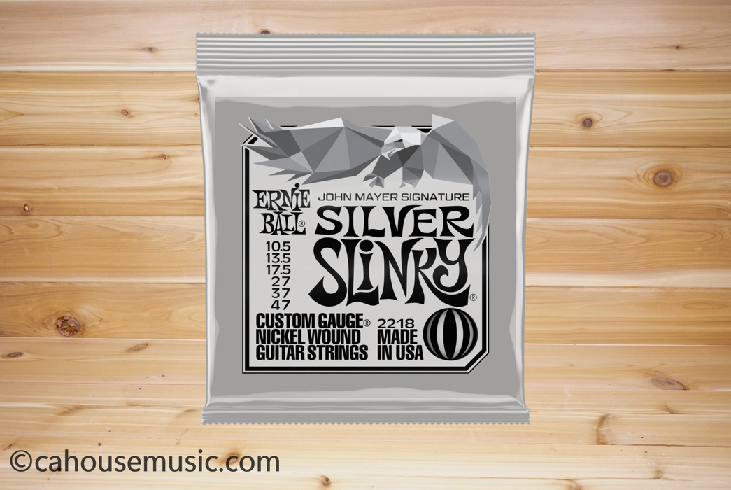 Ernie Ball John Mayer Silver Slinky Nickel Wound Electric Guitar Strings