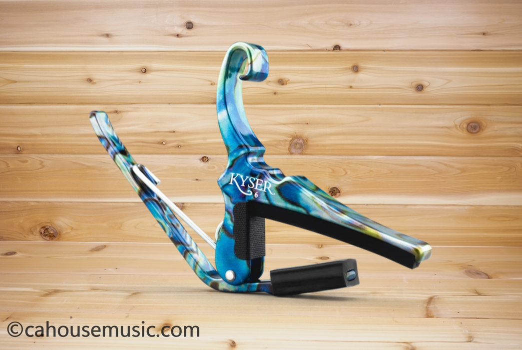 Kyser Quick-Change 6-String Acoustic Guitar Capo - Abalone
