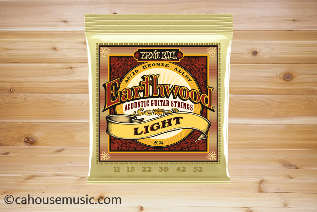 Ernie Ball Earthwood 80/20 Bronze Light Acoustic Guitar Strings
