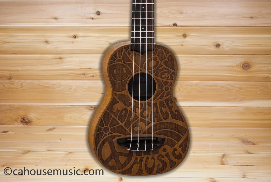 Luna Love Music Peace Soprano Ukulele