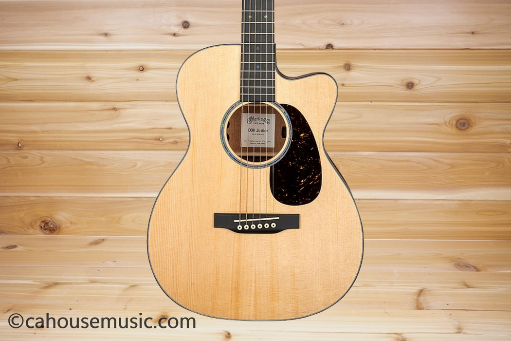 Martin 000C Jr-E Natural Satin 000 Acoustic-Electric Guitar
