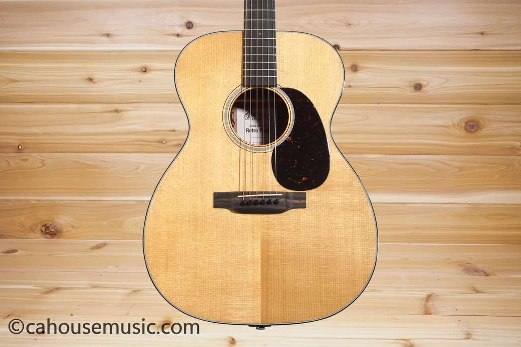 Martin 000E Retro Plus Mahogany OM / Orchestra Model Acoustic-Electric Guitar Natural