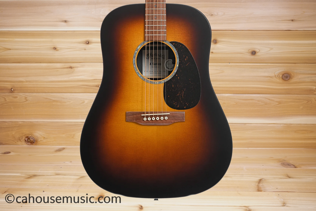 Martin D-X2E Ziricote Burst Dreadnought Acoustic-Electric Guitar