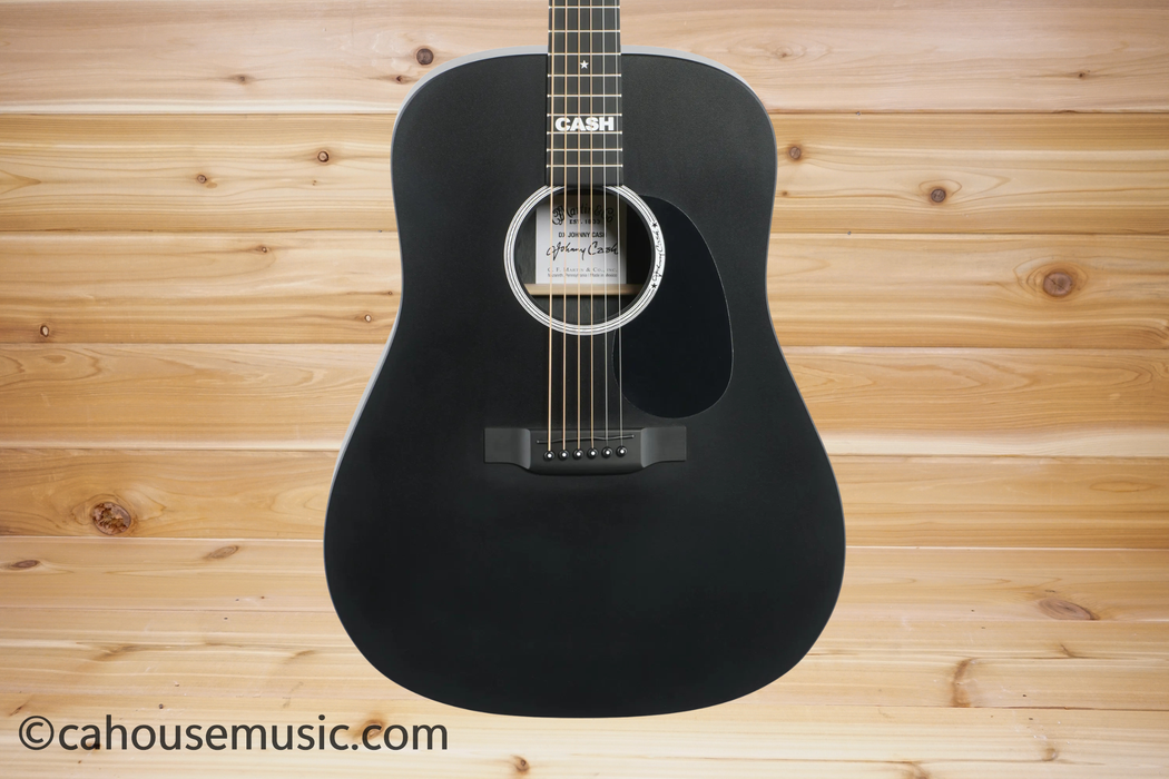 Martin DX Johnny Cash Dreadnought Acoustic-Electric Guitar Black