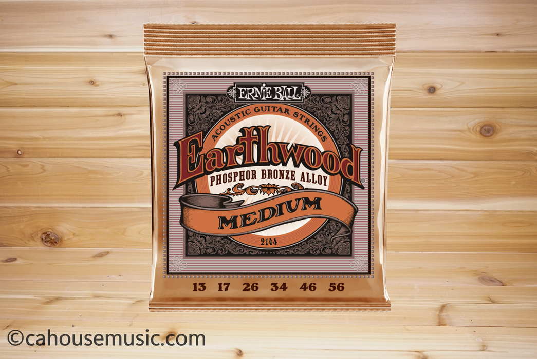 Ernie Ball Earthwood Medium Phosphor Bronze Acoustic Guitar Strings