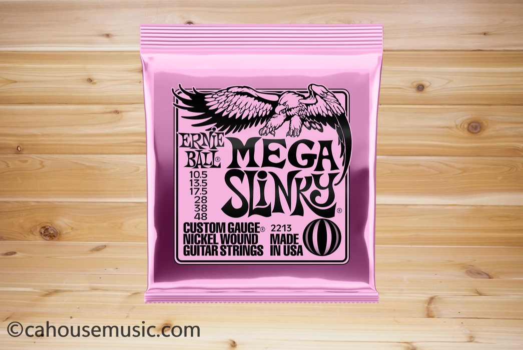 Ernie Ball Mega Slinky Nickel Wound Electric Guitar Strings 10.5-48