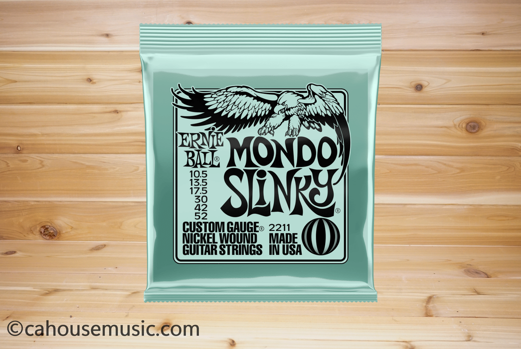Ernie Ball Mondo Slinky Nickel Wound Electric Guitar Strings 10.5-52
