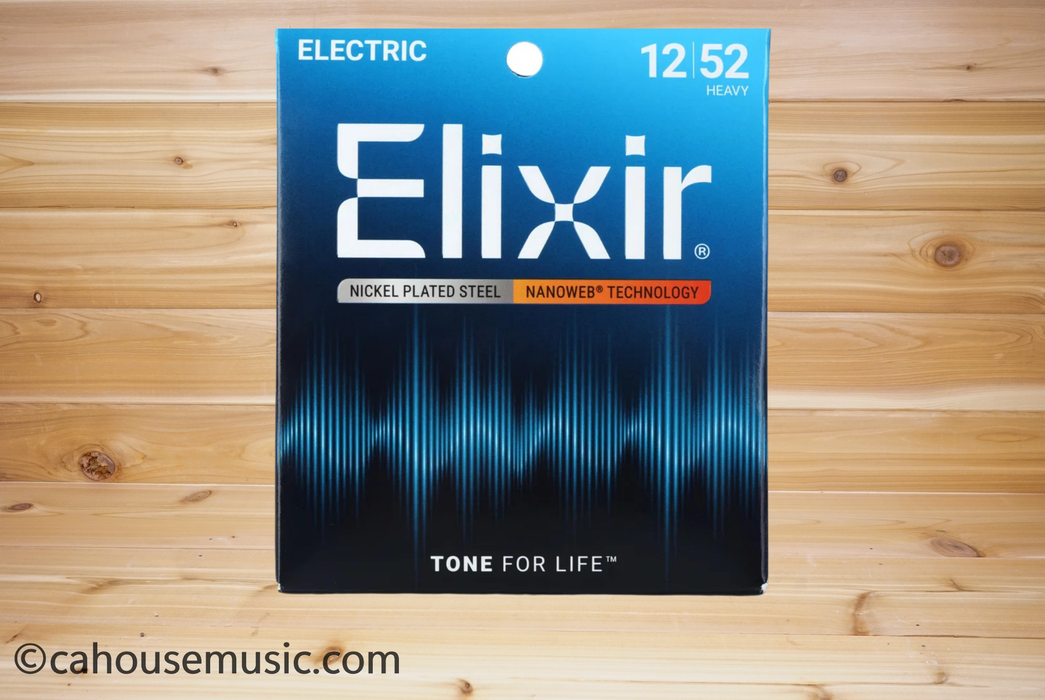 Elixir Strings 12002 Nanoweb Electric Guitar Strings .009-.042 Super Light