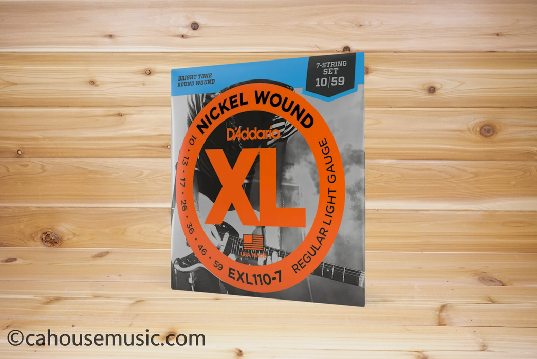 D'Addario EXL110-7 XL Nickel Wound 7-String Electric Guitar Strings