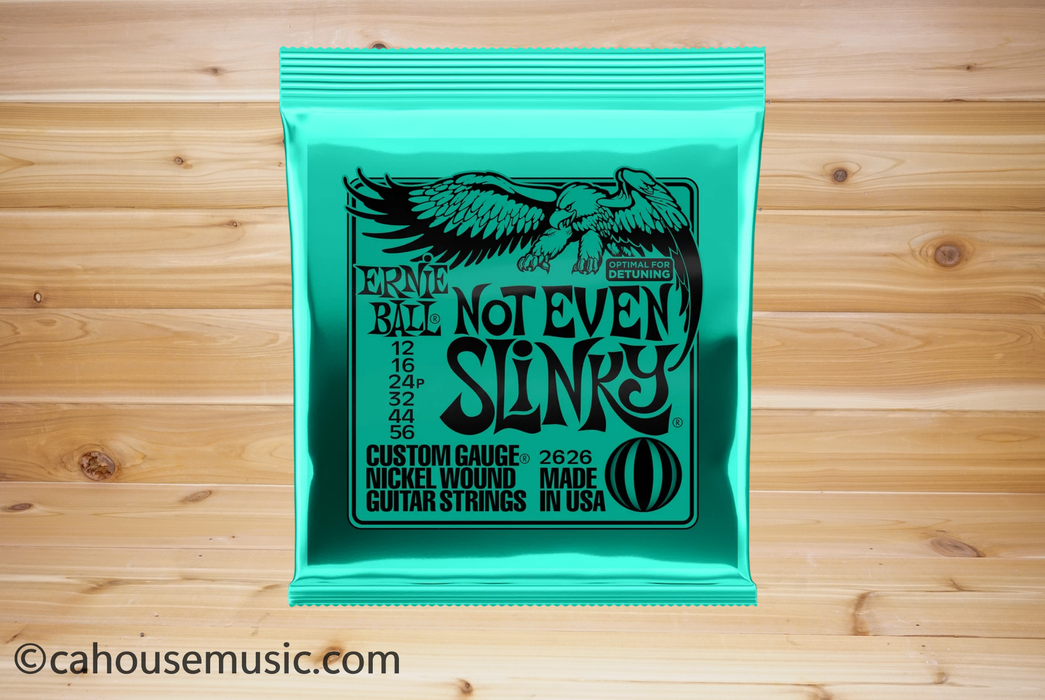 Ernie Ball Not Even Slinky Nickel Wound Electric Guitar Strings .012-.056