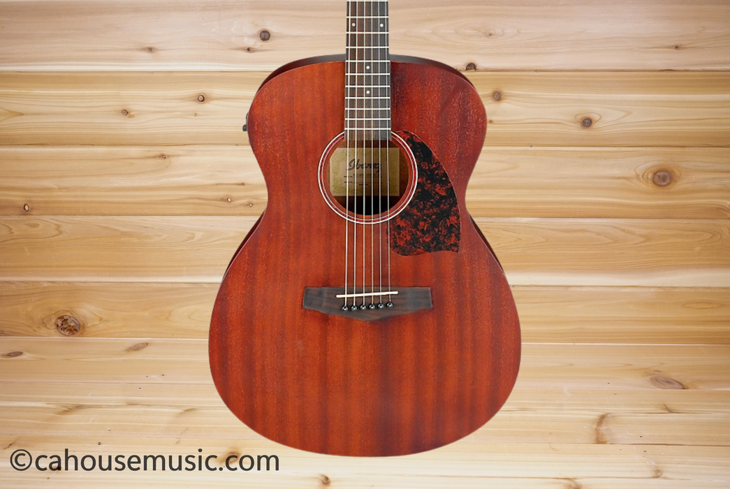 Ibanez PN12MHE Parlor Acoustic-Electric Guitar Open Pore Natural