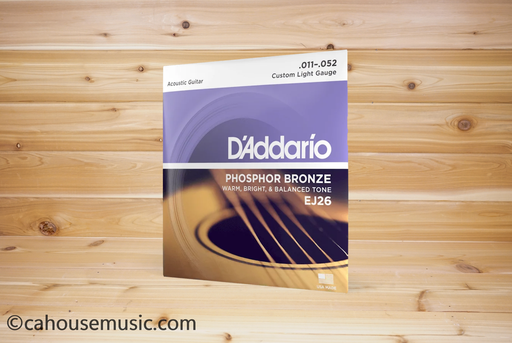 D'Addario EJ26 Phosphor Bronze Acoustic Guitar Strings