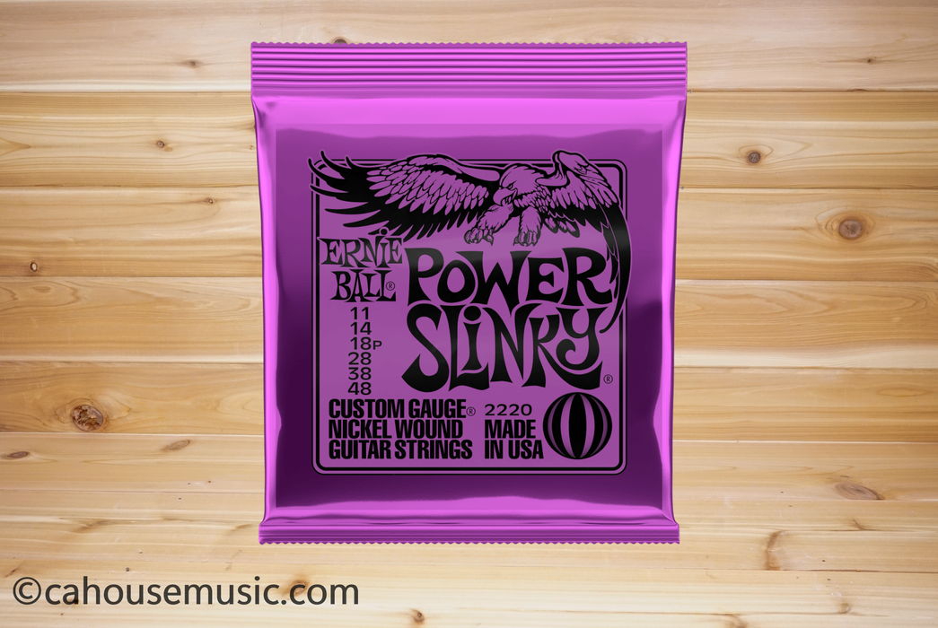 Ernie Ball 2220 Power Slinky Nickel Wound Electric Guitar Strings