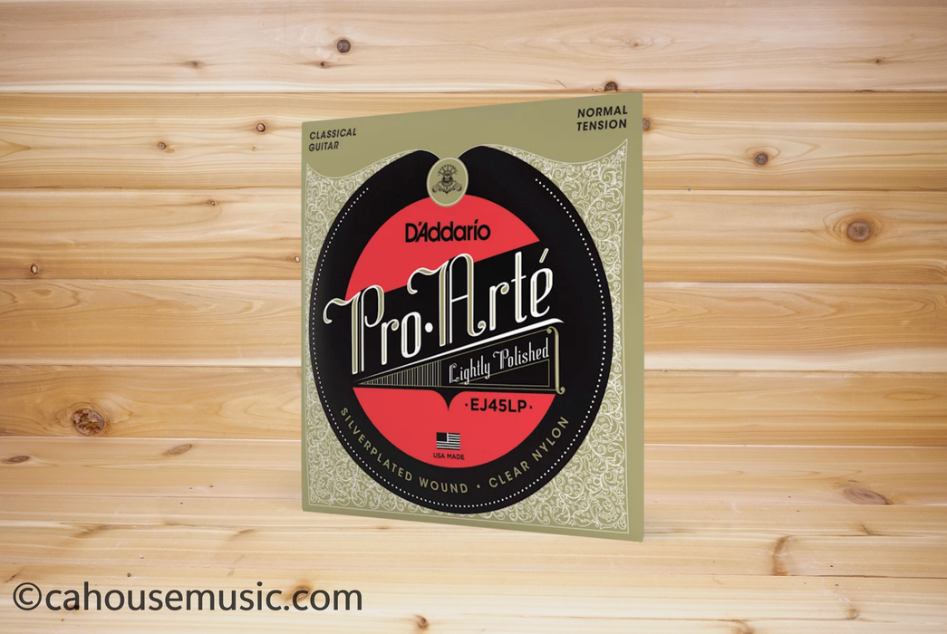 D'Addario EJ45LP Pro-Arte Lightly Polished Composite Classical Guitar Strings