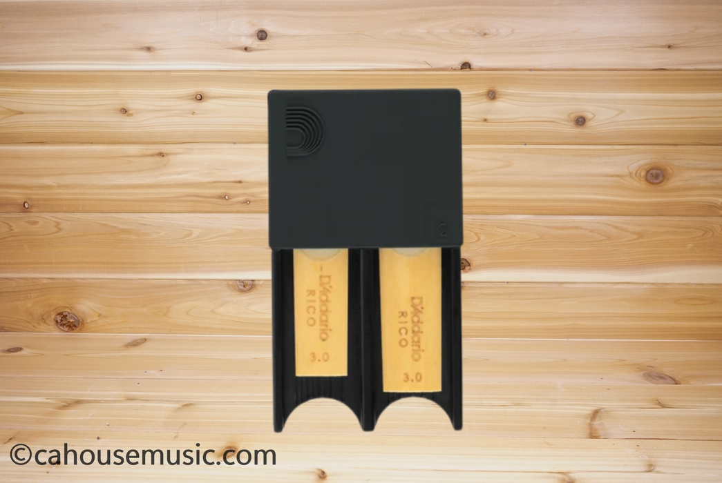 D'Addario DRGRD4ACBK Small Reed Guard for Clarinet and Alto Sax – Black