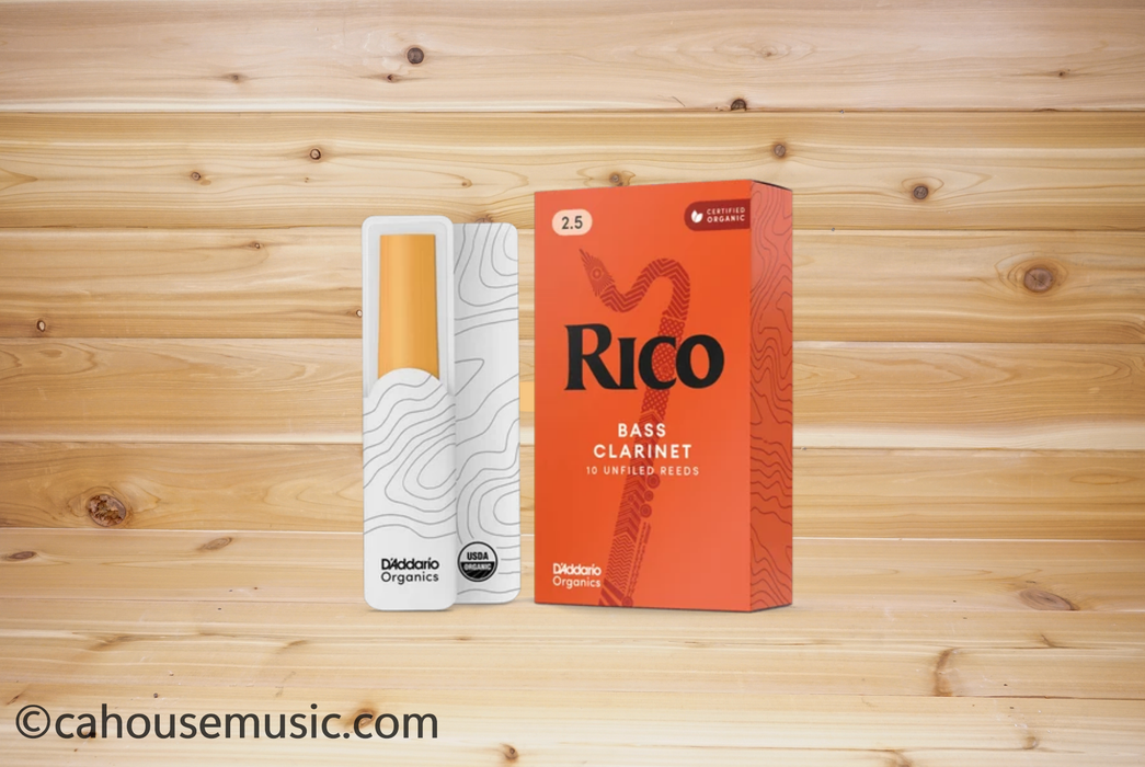 Rico by D'Addario Bass Clarinet Reeds Strength 2.5 10-Pack