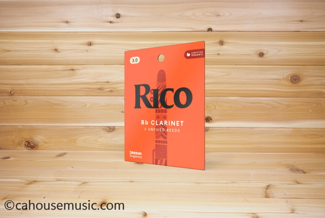 Rico by D'Addario Bb Clarinet Reeds Strength 3.0 3-Pack