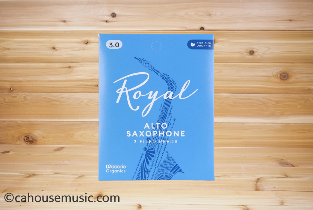 Royal by D'Addario Alto Saxophone Reeds Strength 3.0, 3-Pack