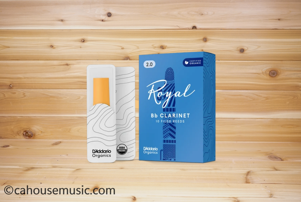 Royal by D'Addario Bb Clarinet Reeds Strength 2.0, 10-Pack