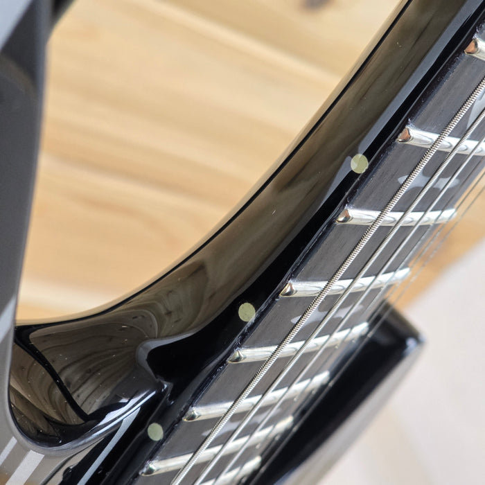 Schecter Synyster Gates Custom-S Electric Guitar Gloss Black with Silver Pinstripes B-Stock