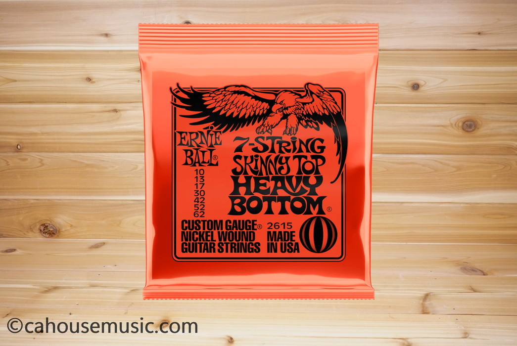 Ernie Ball Skinny Top Heavy Bottom 7-String Slinky Nickel Wound Electric Guitar Strings