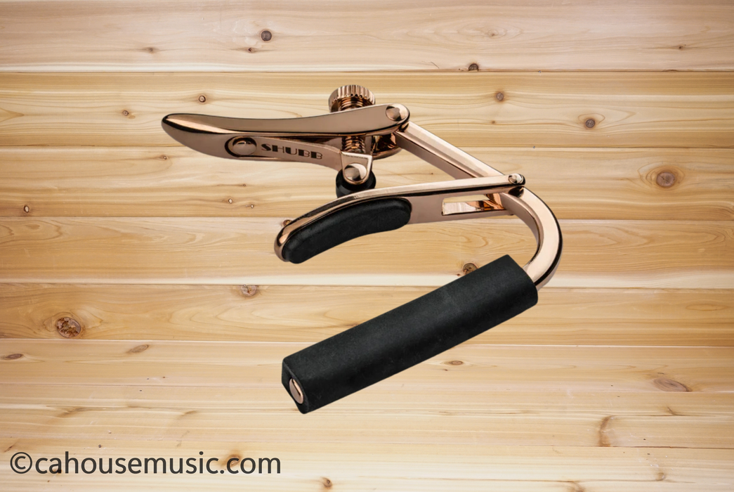 Shubb C1G Capo Royale Steel String Guitar Capo, Gold