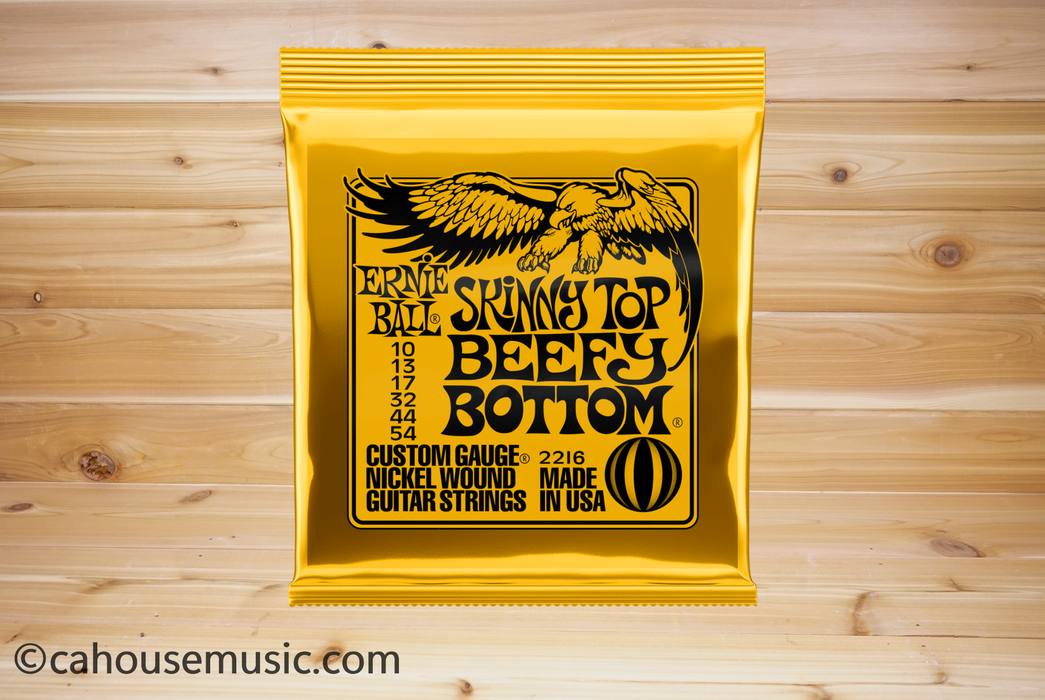 Ernie Ball Skinny Top Beefy Bottom Slinky Nickel Wound Electric Guitar Strings 10-54
