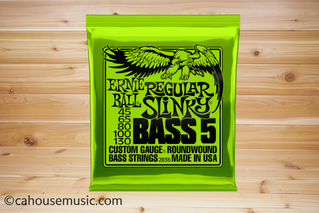 Ernie Ball Regular Slinky Nickel Wound 5-String Bass Strings