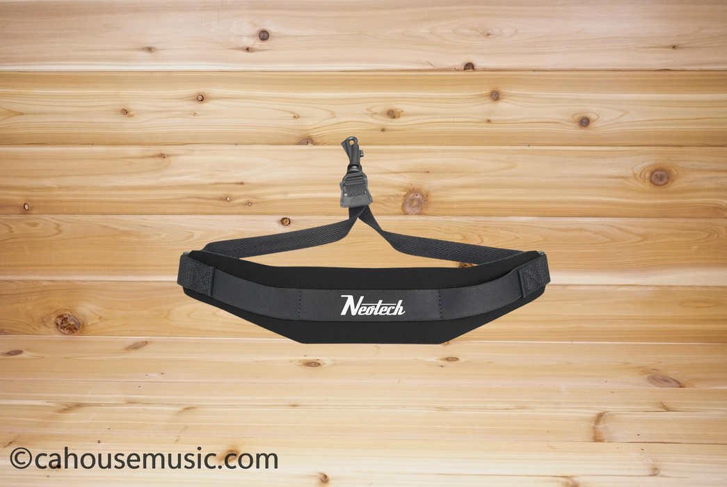 Neotech Soft Sax Strap Regular with Swivel Hook - Black