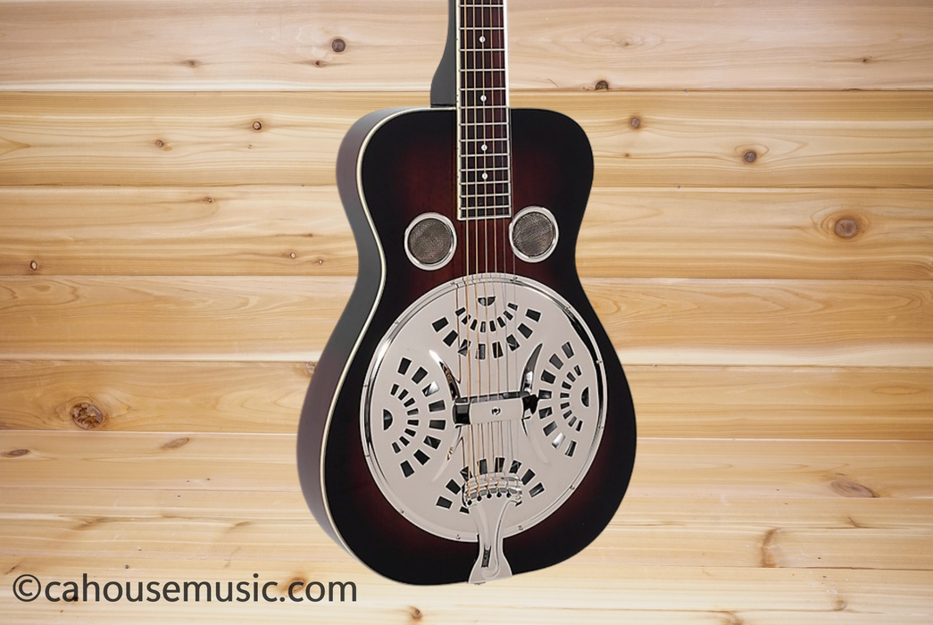 Recording King RR-36S-VS Maxwell Series Square Neck Resonator Acoustic Guitar Vintage Sunburst