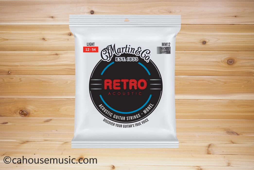 Martin MM12 Retro Acoustic Guitar Strings Light