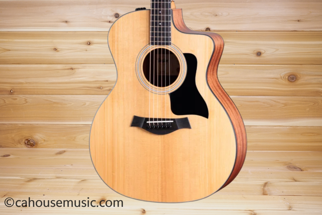 Taylor 114ce Grand Auditorium Acoustic-Electric Guitar Natural w/ Walnut Back &amp; Sides