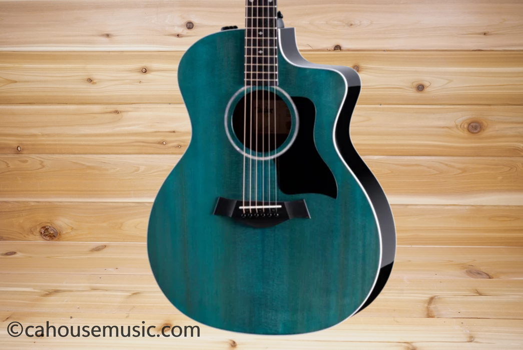 Taylor 214ce Plus Special Edition Grand Auditorium Acoustic-Electric Guitar Trans Blue