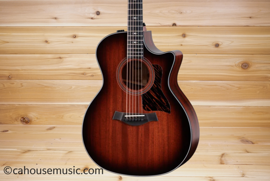 Taylor 324ce Studio Special Edition Grand Auditorium Acoustic-Electric Guitar in Shaded Edgeburst