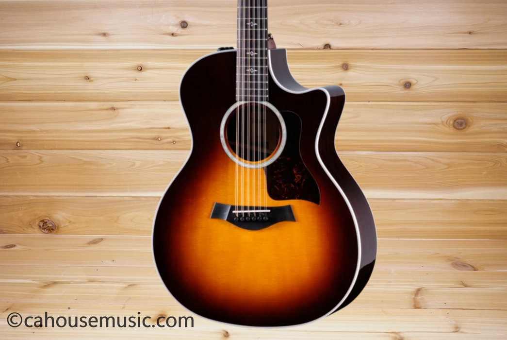Taylor 454ce-R 12-String Grand Auditorium Acoustic-Electric Guitar Tobacco Sunburst