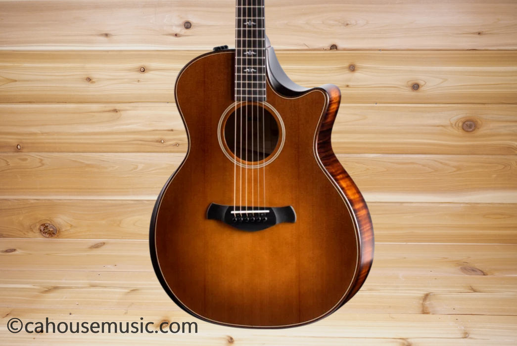 Taylor Builder's Edition 614ce WHB Grand Auditorium Acoustic-Electric Guitar Wild Honey Burst