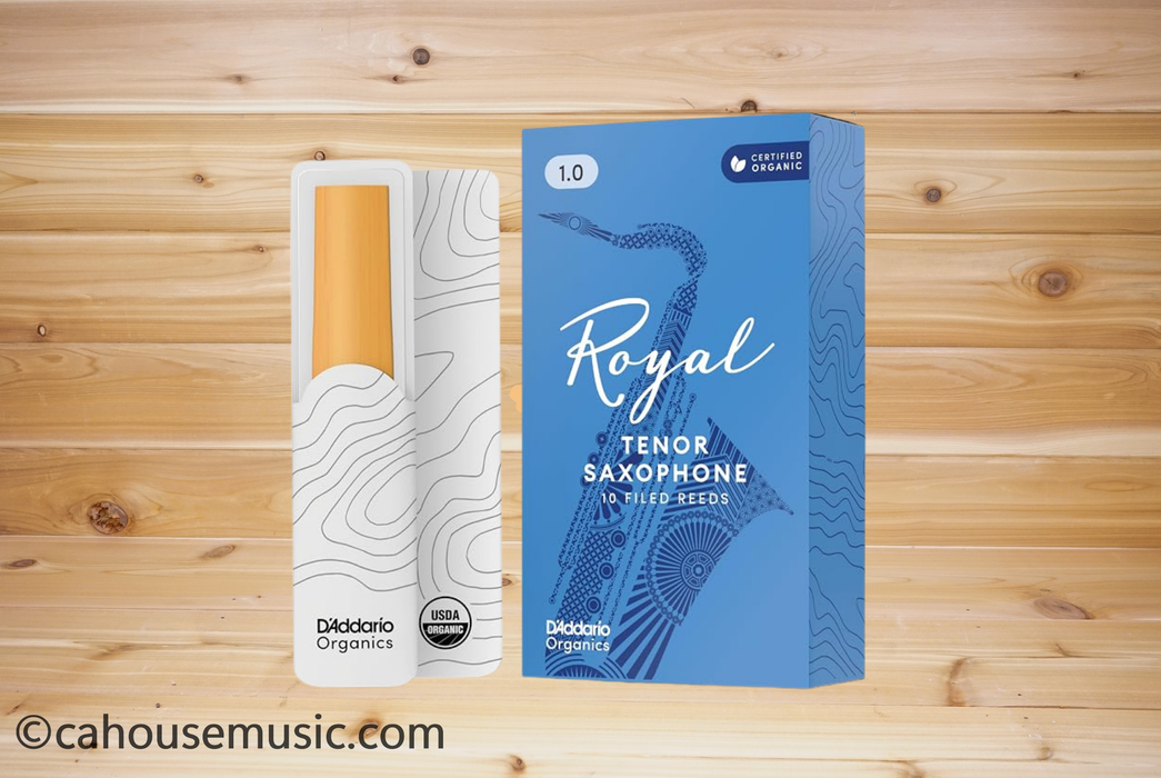 Royal by D'Addario RKB1010 Tenor Saxophone Reeds - Strength 1.0, Box of 10
