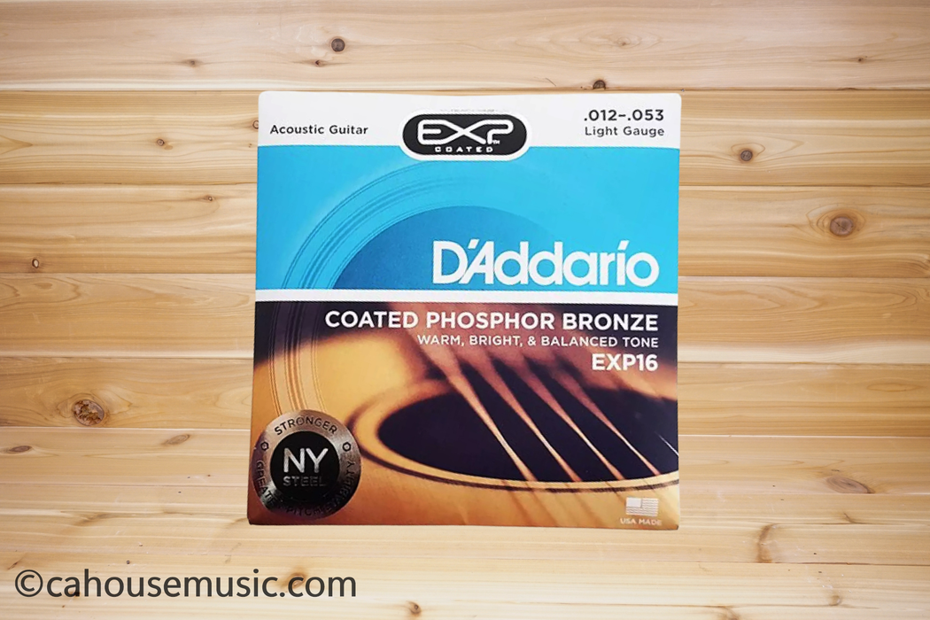 D'Addario EXP16 Coated Phosphor Bronze Acoustic Guitar Strings
