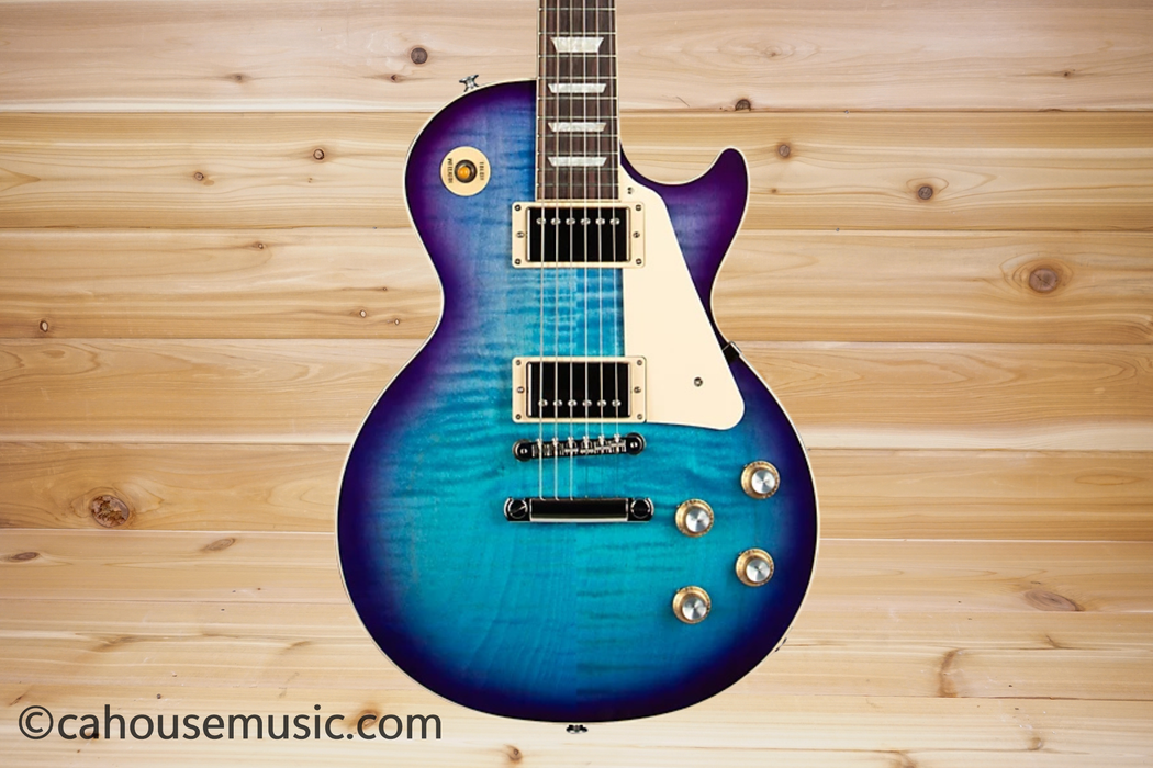 Gibson Les Paul Standard 60s Figured Top Blueberry Burst Electric Guitar