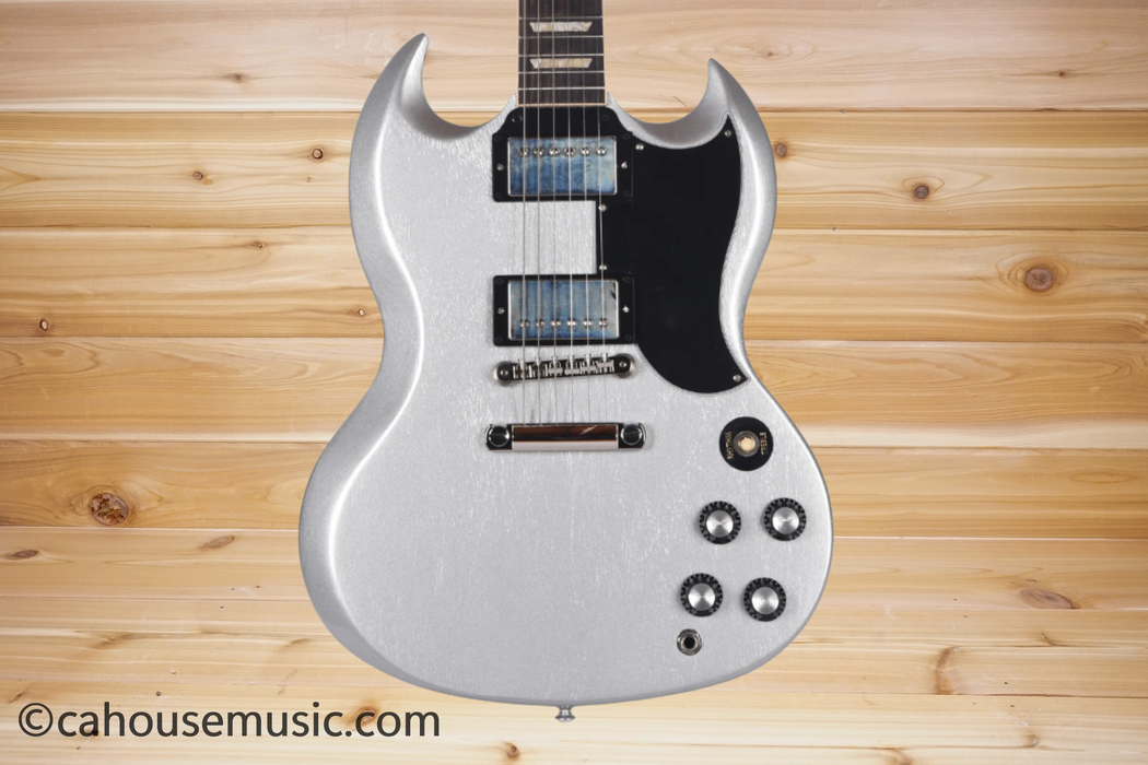 Gibson SG Standard '61 Stop Bar Silver Mist SG Electric Guitar