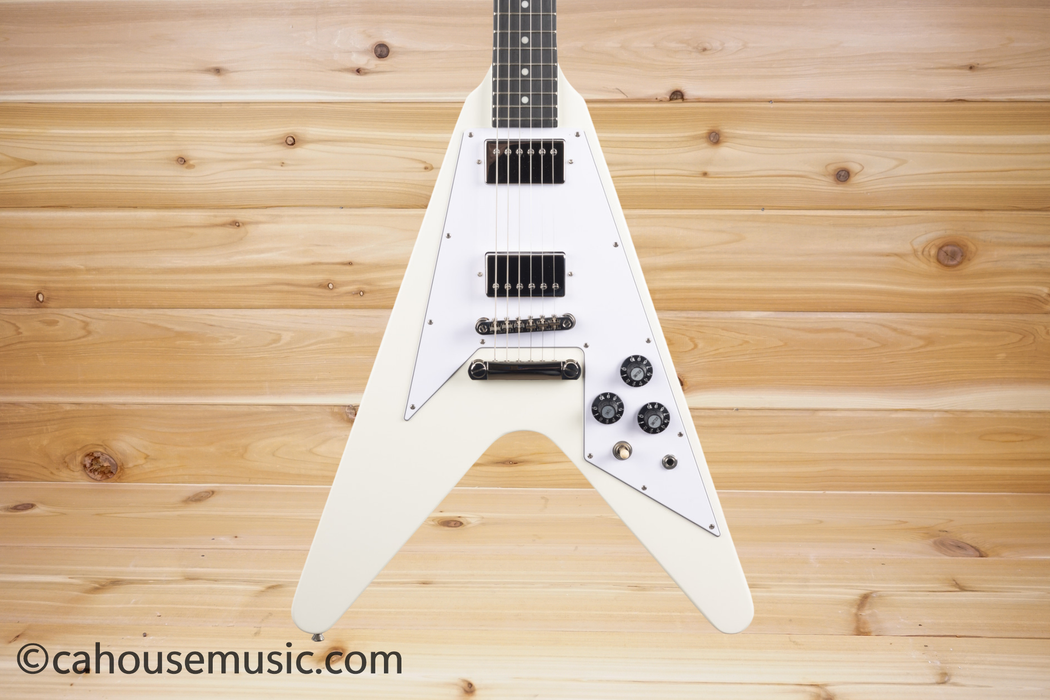 Gibson 70s Flying V Classic White Electric Guitar