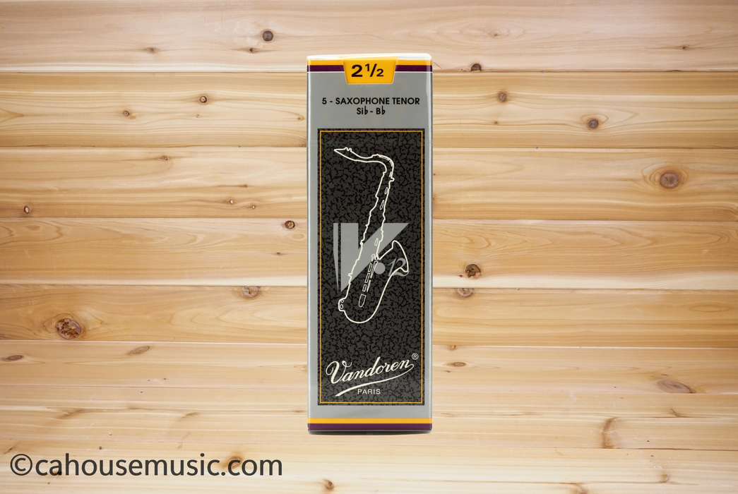 Vandoren V-12 Tenor Saxophone Reeds Strength 2.5 (Box of 5)