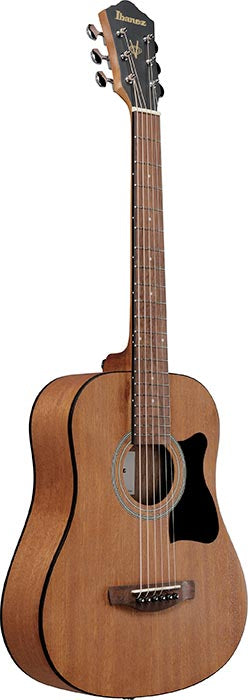 Ibanez V44MINI Open Pore Natural Mini Dreadnought Acoustic Guitar
