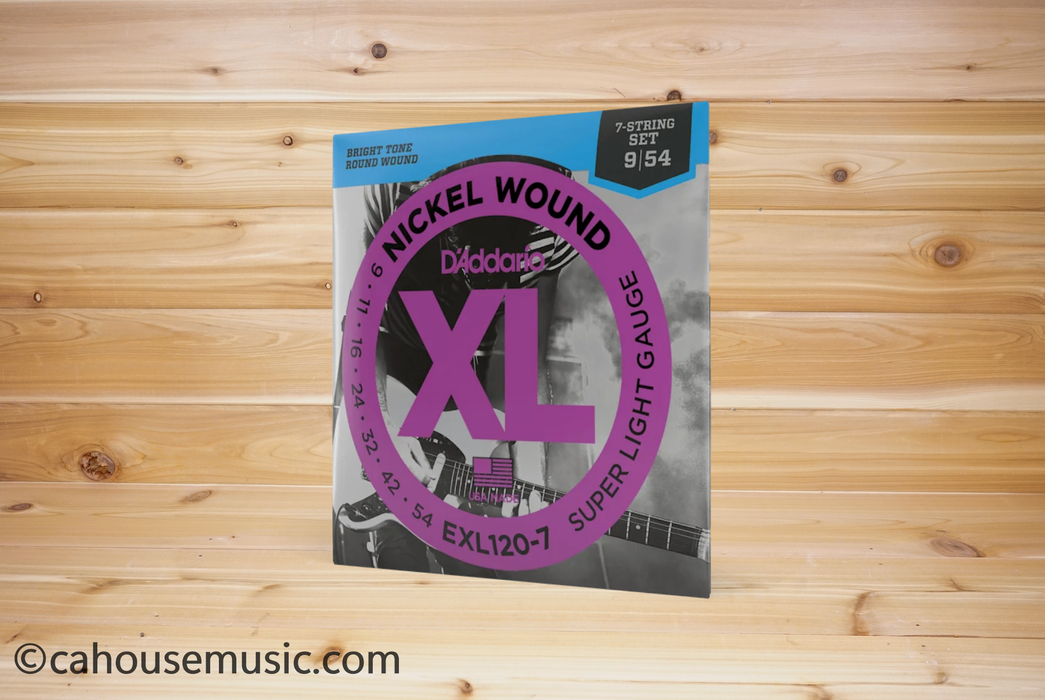 D'Addario EXL120-7 XL Nickel Wound 7-String Electric Guitar Strings
