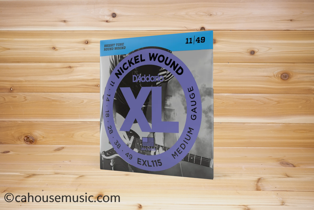 D'Addario EXL115 XL Nickel Wound Electric Guitar Strings