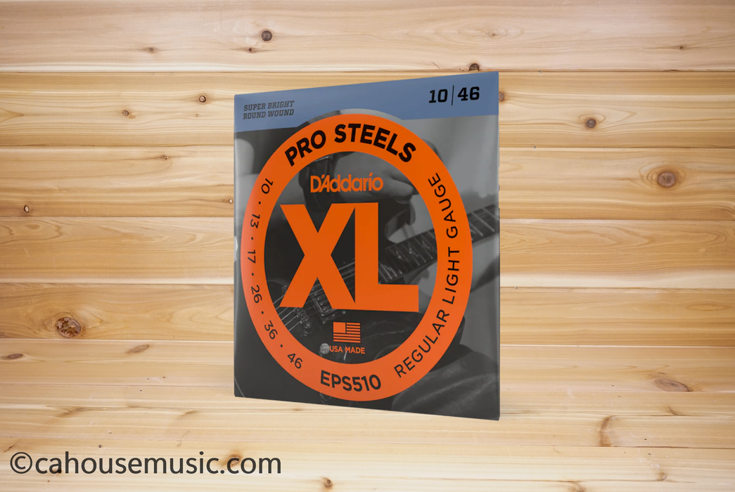 D'Addario EPS510 XL ProSteels Round Wound Electric Guitar Strings