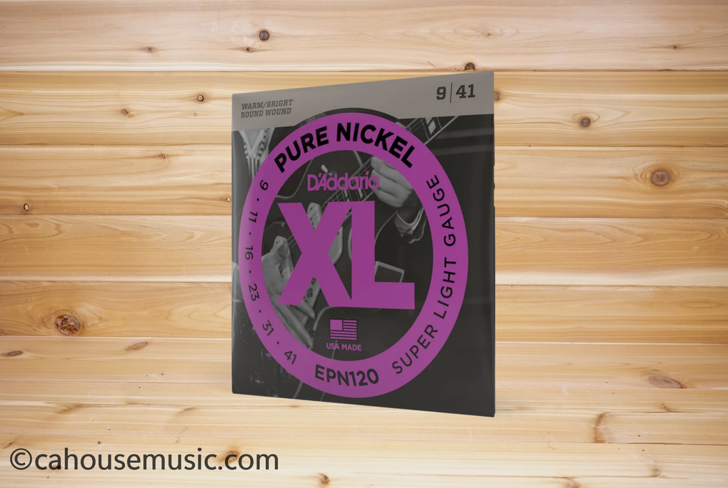 D'Addario EPN120 XL Pure Nickel Electric Guitar Strings