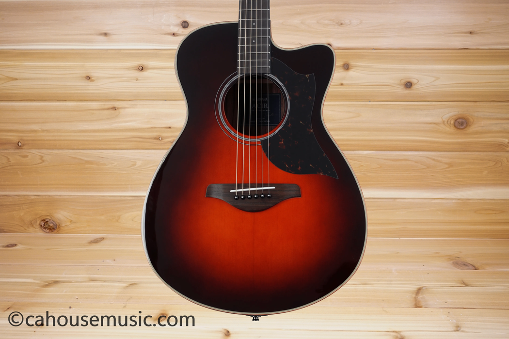 Yamaha A1R Tobacco Brown Sunburst Dreadnought Acoustic-Electric Guitar B-Stock